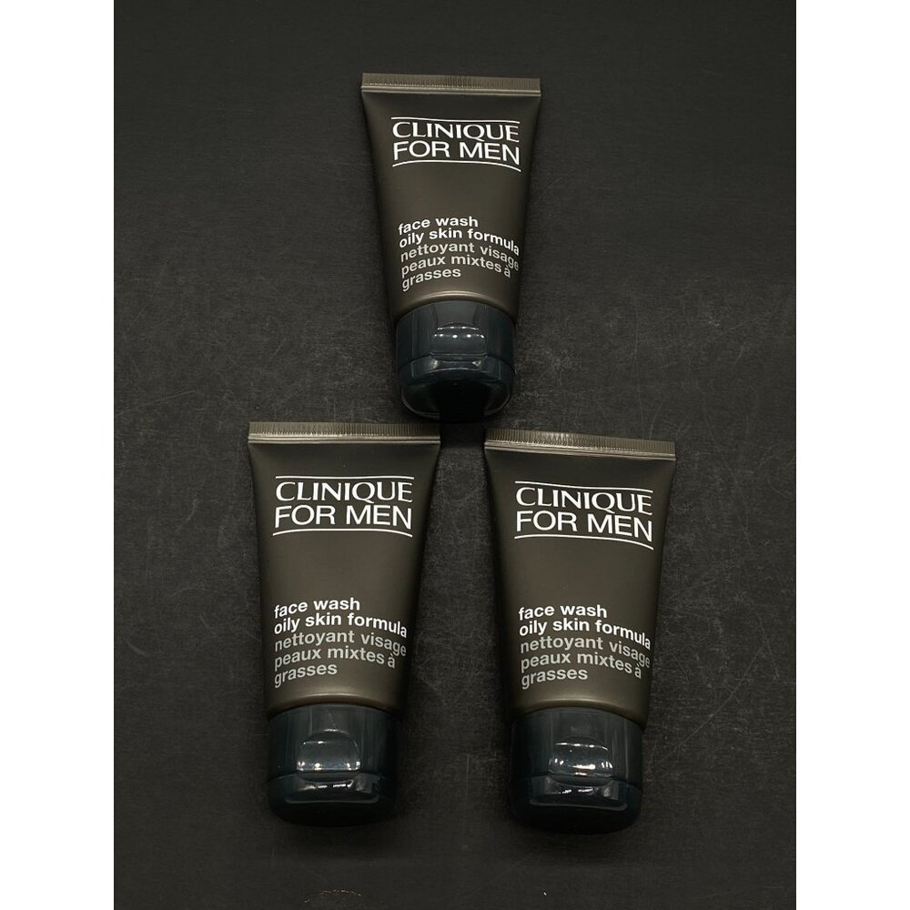 3 Clinique for Men Face wash oily skin formula, 1.7 oz/ 50 ml